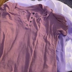 American eagle button up